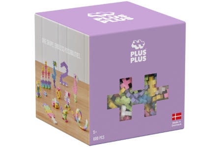 Plus Plus konstruktorius, pastelinių spalvų, 600 det.