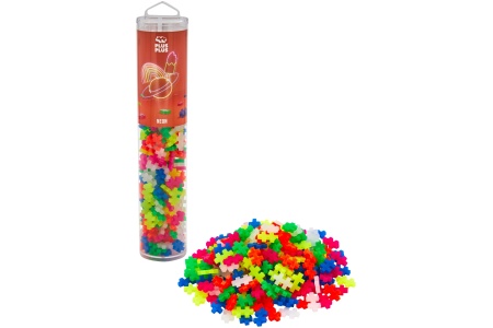 Plus Plus konstruktorius, neoninių spalvų, 240 det.