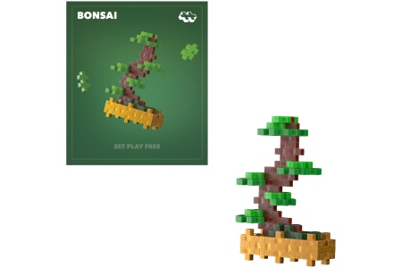 Plus Plus konstruktorius AUGALAI - žaliasis bonsas