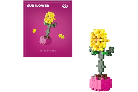 Plus Plus konstruktorius AUGALAI - saulėgrąža