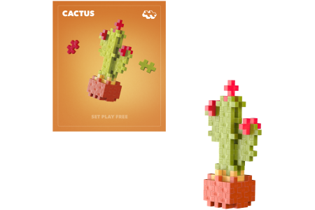 Plus Plus konstruktorius AUGALAI - kaktusas