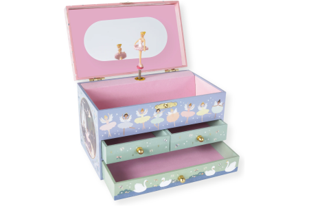 Muzikinė papuošalų dėžutė su pastalčiukais, Užburtoji