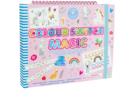 Spalvinimo knygelė su magiškais flomasteriais, Vaivorykštės fėja