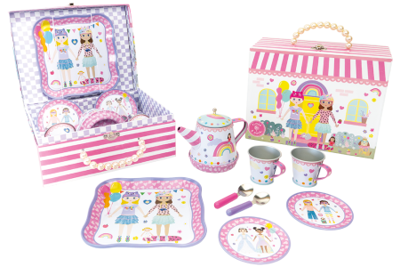 Muzikinis arbatos rinkinys, Geriausios draugės, 9 det.