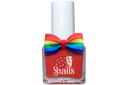 Snails Petite NUPLAUNAMAS nagų lakas Vaivorykštė