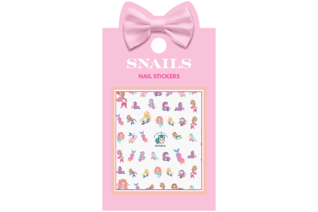 Snails nagų lipdukai, Undinėlės prisilietimas