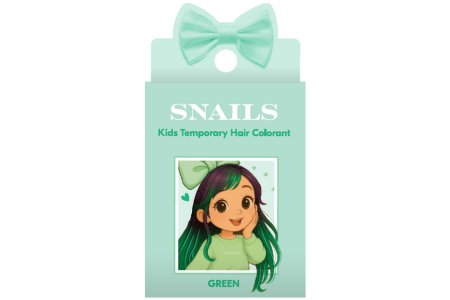 Snails plaukų kreidelė, žalia