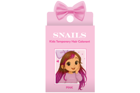 Snails plaukų kreidelė, rožinė