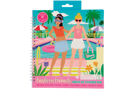 Knygelė su 100 lipdukų Dress up, prie baseino