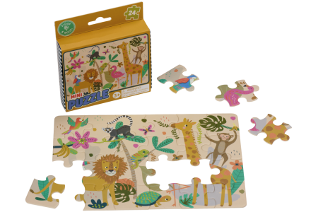 Mini dėlionė, Džiunglės, 24 det.