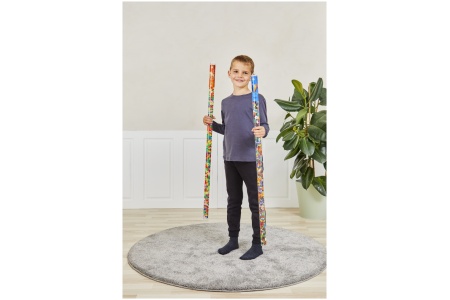 Plus Plus konstruktorius 1 METRAS, neoninių spalvų