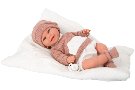 Arias kūdikėlis su megztuku, 35 cm