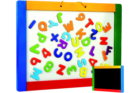 Pakabinama dvipusė lenta su raidėmis, 3+