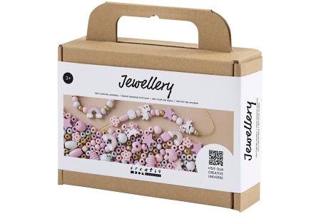 Creativ papuošalų gaminimo rinkinys, pastelinių spalvų