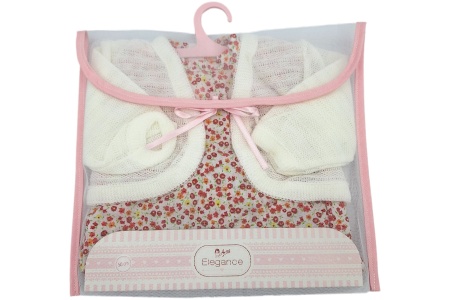 Arias lėlės kūdikio rūbeliai, 50 cm