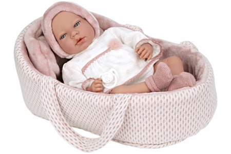 Arias lėlė su pašiltinta nešykle, su garsu 40 cm