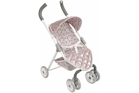 Arias lėlės kūdikio sportinis vežimėlis, blizgantis, 62 cm