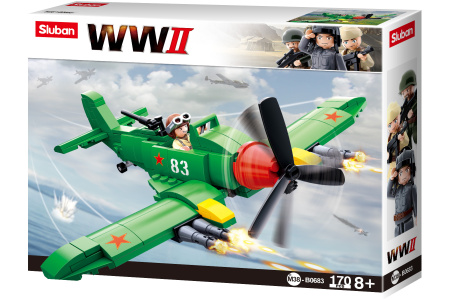 Sluban konstruktorius, WWII šturmo lėktuvas, 170 det.