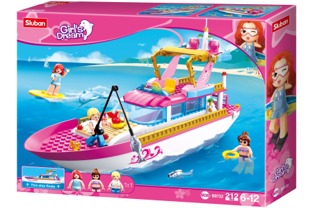 Sluban konstruktorius, Prabangi jachta, 212 det.