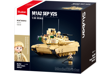 Sluban konstruktorius, M1A2 SEP v2 Abrams kovinis tankas 781 det.