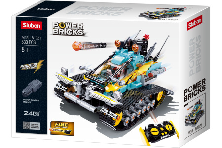 Sluban konstruktorius, RC valdomas vikšrinis automobilis Scorpio, 530 det.