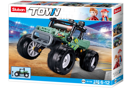 Sluban konstruktorius, Visureigis, 155 det.