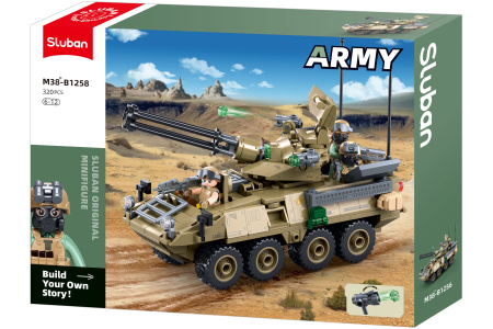 Sluban konstruktorius, Karinis šarvuotis Stryker ADS, 320 det.