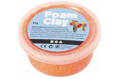 Burbulinis modelinas - oranžinė spalva 35 g