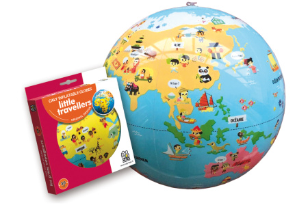 CALY Pripučiamas gaublys-kamuolys Mažieji keliautojai, 30 cm