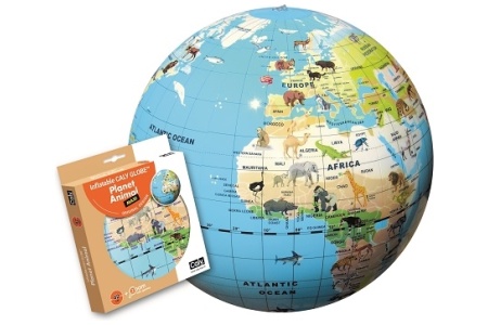 CALY Pripučiamas gaublys-kamuolys, Pasaulio gyvūnai, 42 cm