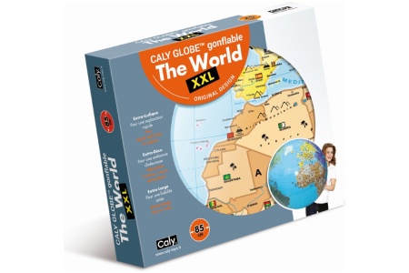 CALY Pripučiamas gaublys-kamuolys Pasaulis XXL, 85 cm