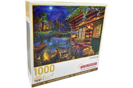 Brain Tree dėlionė, Stovyklavimas, 1000 det.