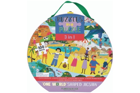 Dėlionė, Pasaulis, 100 det.