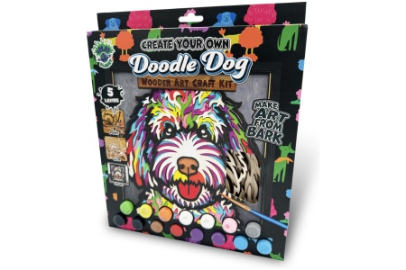 Splat Planet medinis 3D spalvinimo paveikslas, Šuo