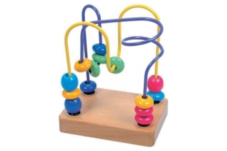 Ergoterapinis žaislas, Du labirintai, 18 mėn+