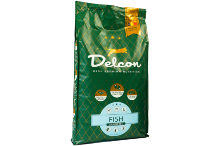 Visavertis begrūdis pašaras suaugusioms katėms su žuvimi / 8,75 kg