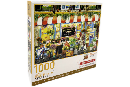 Brain Tree dėlionė, Gėlių parduotuvė, 1000 det.