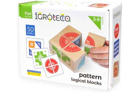 Igroteco loginės kaladėlės pagal paveikslėlį