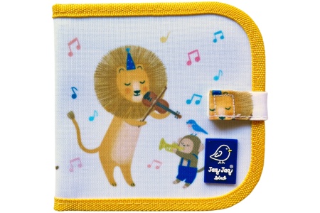 Jaq Jaq Bird mini knyga su netepančiomis kreidelėmis, Liūtas