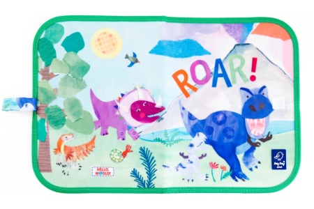 Jaq Jaq Bird piešimo padėklas su netepančiomis kreidelėmis, Dinozauras