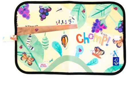 Jaq Jaq Bird piešimo padėklas su netepančiomis kreidelėmis, Vabaliukai