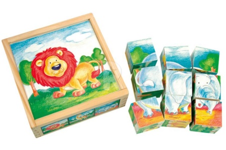 Kaladėlių dėlionė, Laukiniai gyvūnai