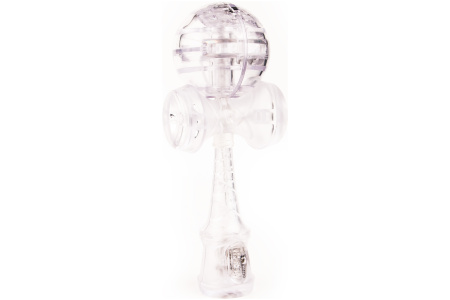 Kendama baltas, plastikinis su LED