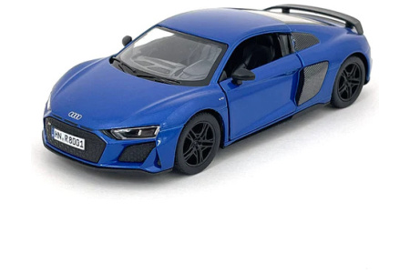 KiNSMART automobilis, 2020 Audi R8 Coupé, mėlynas