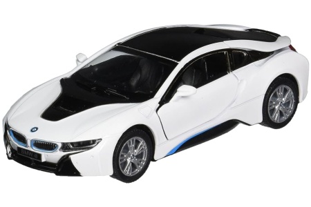 KiNSMART automobilis, BMW i8, baltas