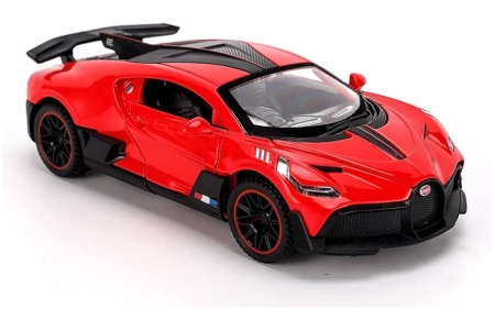 KiNSMART automobilis, Bugatti Divo, raudonas