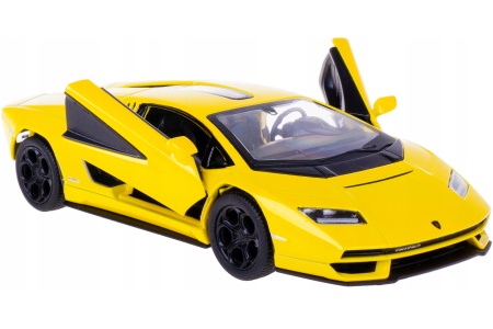 KiNSMART automobilis, Lamborghini Countach LPI 800-4, geltonas