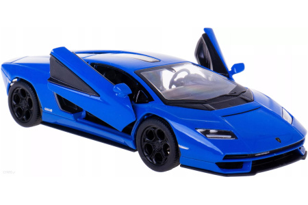 KiNSMART automobilis, Lamborghini Countach LPI 800-4, mėlynas