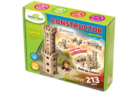 Konstruktorius Bokštas, 213 detalių