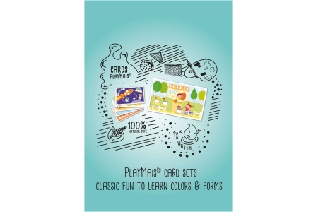 Kortelių rinkinys MOKAUSI Spalvas ir formas